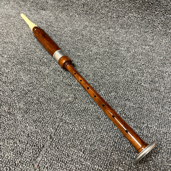 Wooden Practice Bagpipe Chanter with Reed