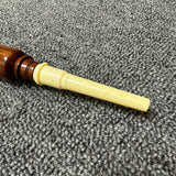 Wooden Practice Bagpipe Chanter with Reed