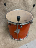 Basix Floor Tom 16x16 Orange Stain