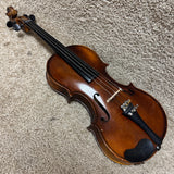 Unlabeled 4/4 Size Violin w/ Case & Bow F
