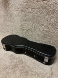 Ohana Faux Alligator Skin Soprano Ukulele Case Black