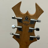 B.C. Rich Warlock Revenge Flame Maple Top Transparent Red