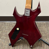 B.C. Rich Warlock Revenge Flame Maple Top Transparent Red