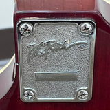 B.C. Rich Warlock Revenge Flame Maple Top Transparent Red