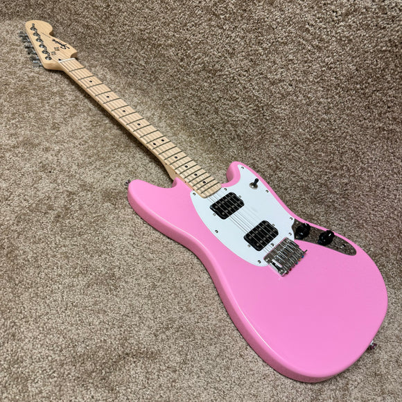 Fender Squier Sonic Mustang HH Flash Pink Electric Guitar