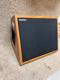 (A) SoundTech CX1 Wood Panel Wedge Monitor Speaker