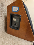 (A) SoundTech CX1 Wood Panel Wedge Monitor Speaker