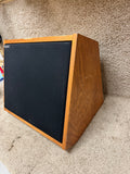 (A) SoundTech CX1 Wood Panel Wedge Monitor Speaker