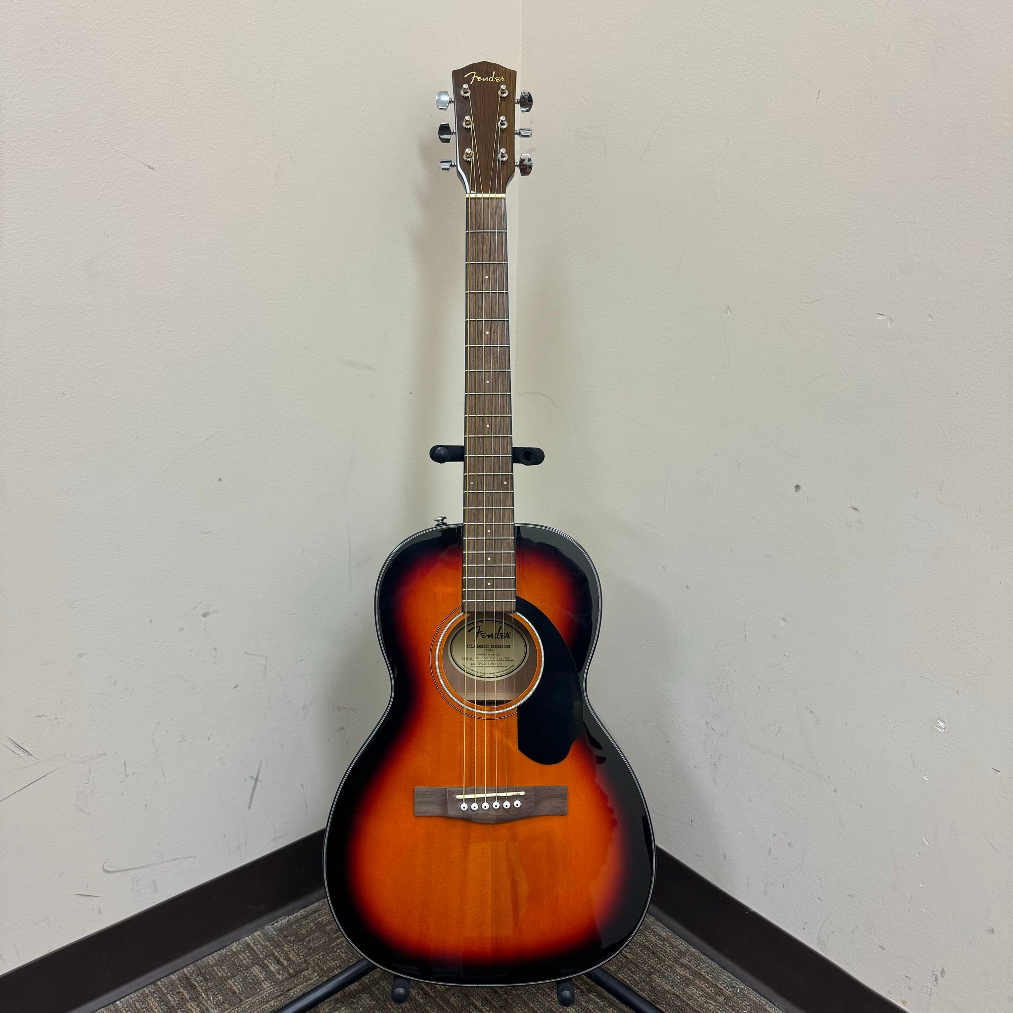Fender CP-60S Parlor Acoustic Guitar Sunburst – Mountain Music