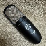 AKG P220 Large Diaphragm Condenser Mic w/ Case & Shock Mount