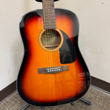 Fender CD-60 Sunburst Acoustic Guitar w/ Hardshell Case