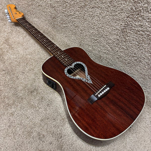 Fender California Series Alkaline Trio Malibu A/E Mahogany Natural