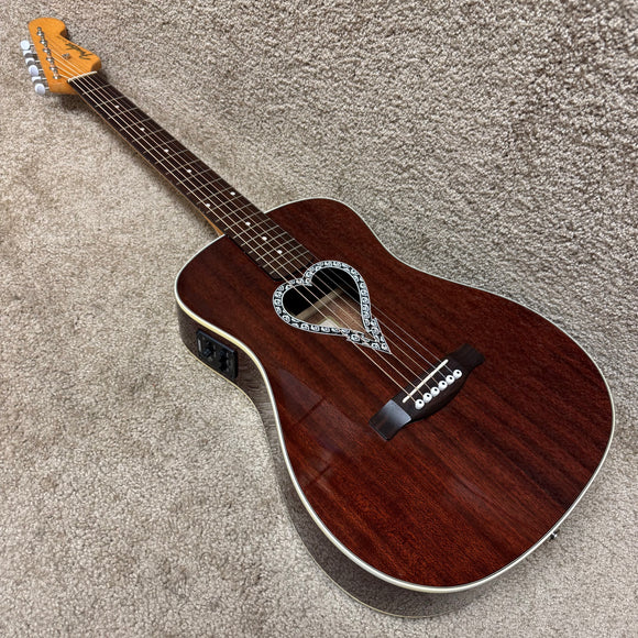Fender California Series Alkaline Trio Malibu A/E Mahogany Natural