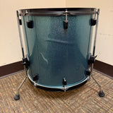 Crush Alpha Floor Tom Blue Sparkle 16x15