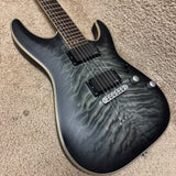 Schecter C-1 Platinum Rosewood Fingerboard MIK EMGs See Through Black Satin Stain