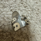 ProPik Split Wrap Nickel Finger Pick #2 Blade Angled