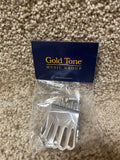 Gold Tone Vintage Style Banjo Tailpiece Chrome