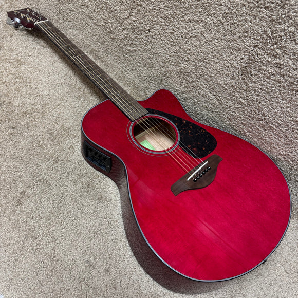 Yamaha FSX800C Acoustic Electric Guitar Ruby Red