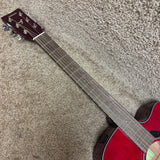 Yamaha FSX800C Acoustic Electric Guitar Ruby Red