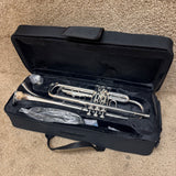 John Packer Silver Bb Trumpet B  JP-051S w/ Case and Mouthpiece