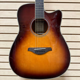 Yamaha FGC-TA BS TransAcoustic Cutaway Brown Sunburst