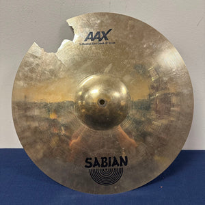 Cracked Sabian AAX 18" Fast Crash
