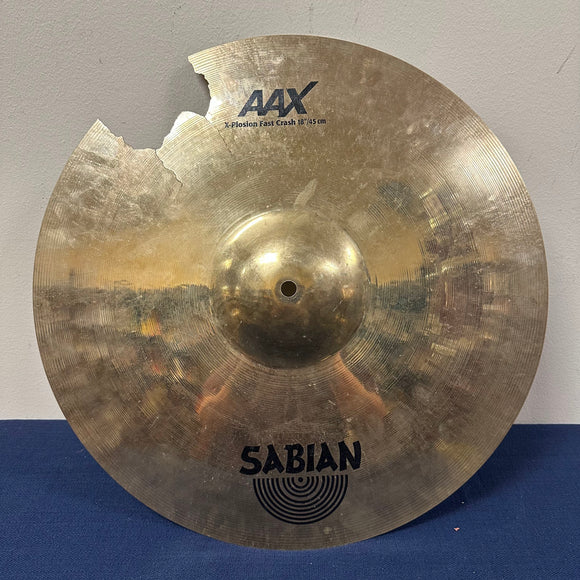 Cracked Sabian AAX 18