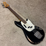 Fender JMJ Road Worn Mustang Bass Black w/ Orig Gig Bag