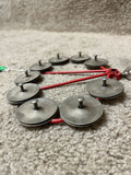 Vintage LP Hi Hat Tambourine Metal Red