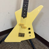 Ibanez X Series Destroyer Bass 1985 Ivory Refin w/ OHSC
