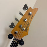 Ibanez X Series Destroyer Bass 1985 Ivory Refin w/ OHSC