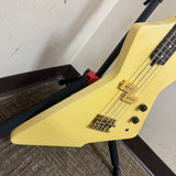 Ibanez X Series Destroyer Bass 1985 Ivory Refin w/ OHSC