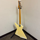 Ibanez X Series Destroyer Bass 1985 Ivory Refin w/ OHSC