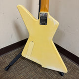 Ibanez X Series Destroyer Bass 1985 Ivory Refin w/ OHSC