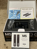Rode M5 Small Diaphragm Cardioid Condenser Microphone Matched Stereo Pair