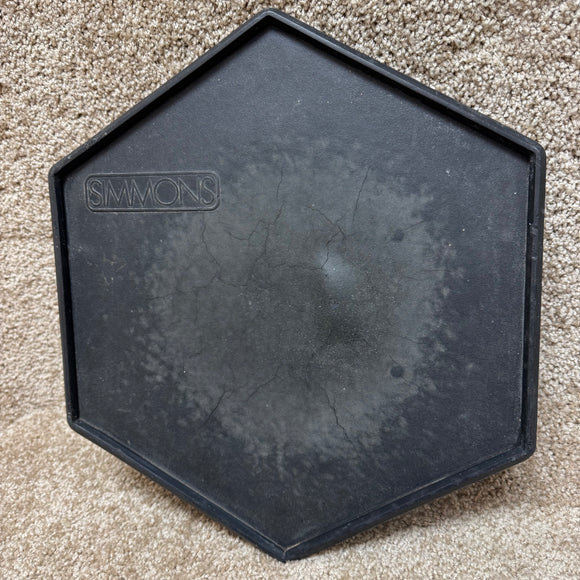 Simmons Electronic Drum Snare / Tom Pad Black 1983