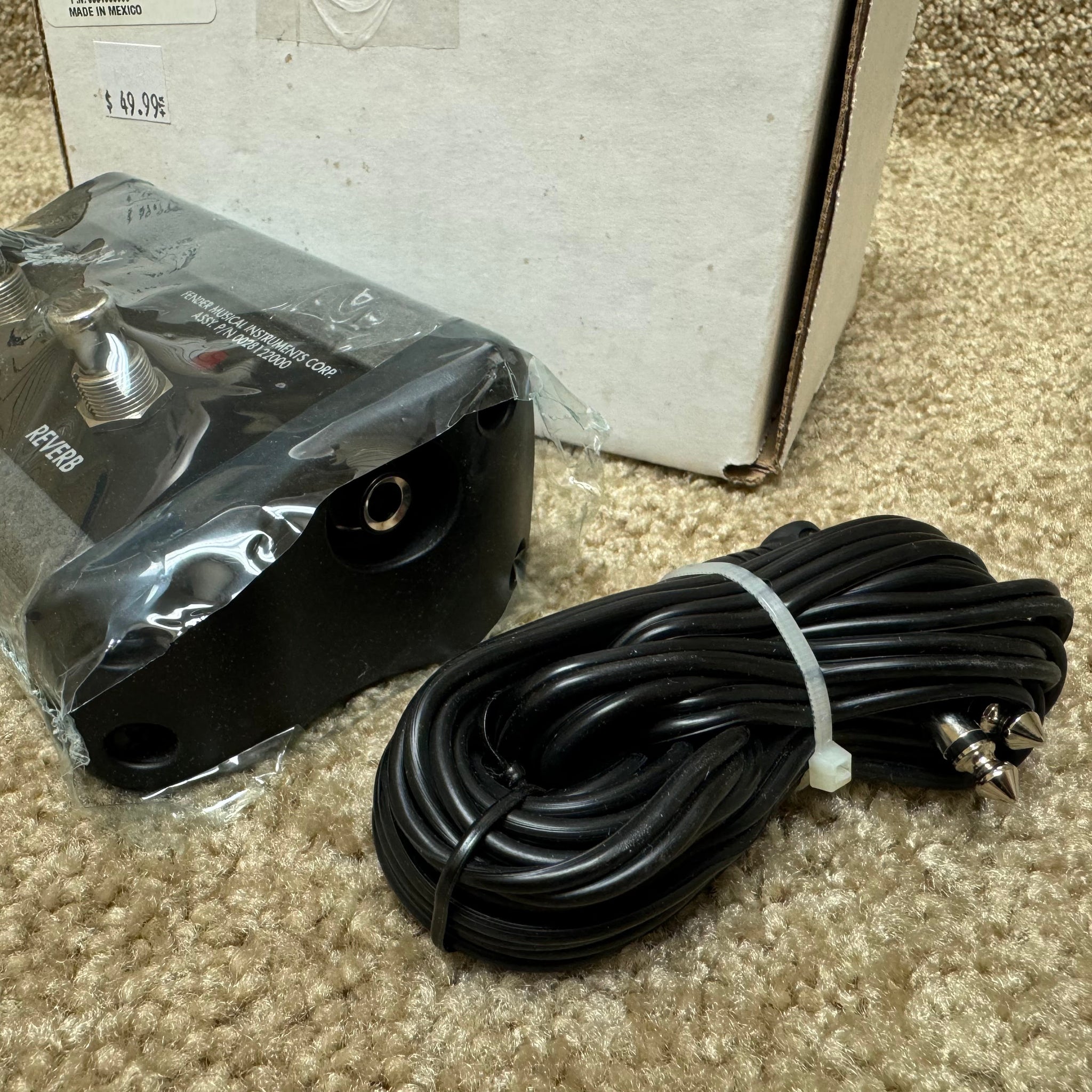Reverb Foot Pedal Fender 2-Button Channel/Reverb Footswitch For ...