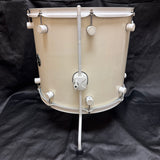 Ddrum Reflex Floor Tom Faded White/White 16x14 Floor Tom