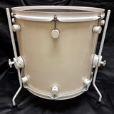 Ddrum Reflex Floor Tom Faded White/White 16x14 Floor Tom