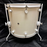 Ddrum Reflex Floor Tom Faded White/White 16x14 Floor Tom