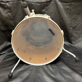 Ddrum Reflex Floor Tom Faded White/White 16x14 Floor Tom