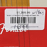 Fender Limited Edition American Professional Classic Telecaster Vintage Blonde w/ Silent System & Gig Bag