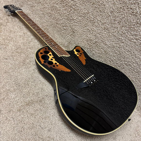 Applause by Ovation AE 48 Acoustic/Electric Guitar Black