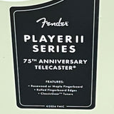 Fender 75th Anniversary Player II Telecaster Aztec Gold