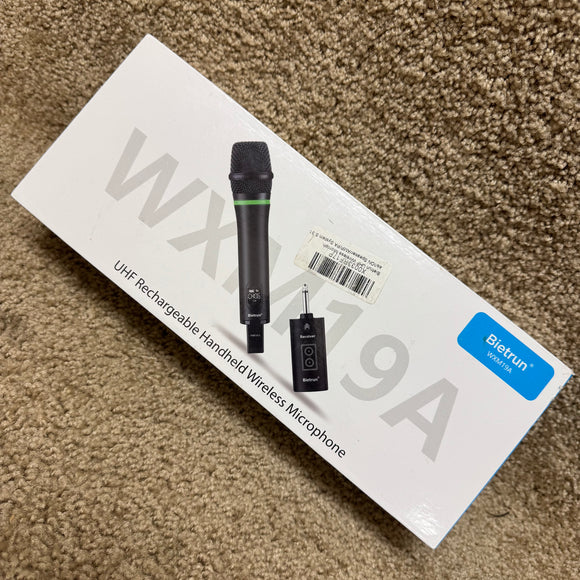 Bietrun UHF Rechargeable Handheld Wireless Mic
