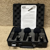 Samson R21 Dynamic Mic 3-Pack w/ Case