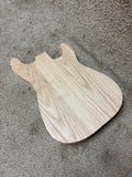 Raw Guitar Body Ash Body Stratocaster Style