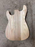Raw Guitar Body Ash Body Stratocaster Style