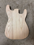 Raw Guitar Body Ash Body Stratocaster Style