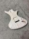 Raw Guitar Body Ash Custom Skinny Body